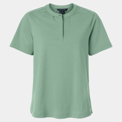 Women's Seaton Pebble Textured Polo Thumbnail