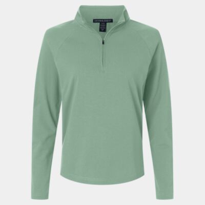 Women's Seaton Pebble Textured Quarter-Zip Pullover Thumbnail