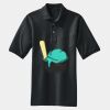 Heavyweight Cotton Pique Polo with Pocket Thumbnail