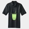Heavyweight Cotton Pique Polo with Pocket Thumbnail