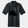Heavyweight Cotton Pique Polo with Pocket Thumbnail