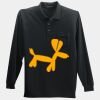 Long Sleeve Silk Touch Polo with Pocket Thumbnail