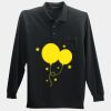 Long Sleeve Silk Touch Polo with Pocket Thumbnail