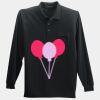 Long Sleeve Silk Touch Polo with Pocket Thumbnail