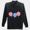 Long Sleeve Silk Touch Polo with Pocket Thumbnail
