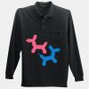 Long Sleeve Silk Touch Polo with Pocket Thumbnail