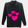 Long Sleeve Silk Touch Polo with Pocket Thumbnail