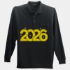 Long Sleeve Silk Touch Polo with Pocket Thumbnail