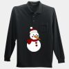 Long Sleeve Silk Touch Polo with Pocket Thumbnail