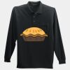 Long Sleeve Silk Touch Polo with Pocket Thumbnail