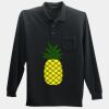 Long Sleeve Silk Touch Polo with Pocket Thumbnail