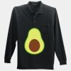 Long Sleeve Silk Touch Polo with Pocket Thumbnail