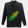 Long Sleeve Silk Touch Polo with Pocket Thumbnail