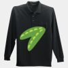 Long Sleeve Silk Touch Polo with Pocket Thumbnail