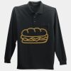 Long Sleeve Silk Touch Polo with Pocket Thumbnail