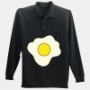 Long Sleeve Silk Touch Polo with Pocket Thumbnail