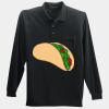Long Sleeve Silk Touch Polo with Pocket Thumbnail