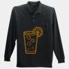 Long Sleeve Silk Touch Polo with Pocket Thumbnail