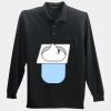 Long Sleeve Silk Touch Polo with Pocket Thumbnail