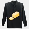 Long Sleeve Silk Touch Polo with Pocket Thumbnail