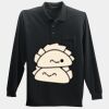 Long Sleeve Silk Touch Polo with Pocket Thumbnail
