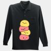 Long Sleeve Silk Touch Polo with Pocket Thumbnail