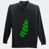 Long Sleeve Silk Touch Polo with Pocket Thumbnail