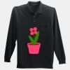 Long Sleeve Silk Touch Polo with Pocket Thumbnail