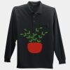 Long Sleeve Silk Touch Polo with Pocket Thumbnail
