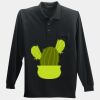 Long Sleeve Silk Touch Polo with Pocket Thumbnail