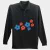 Long Sleeve Silk Touch Polo with Pocket Thumbnail