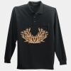 Long Sleeve Silk Touch Polo with Pocket Thumbnail