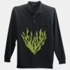 Long Sleeve Silk Touch Polo with Pocket Thumbnail