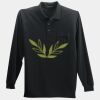 Long Sleeve Silk Touch Polo with Pocket Thumbnail