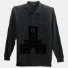 Long Sleeve Silk Touch Polo with Pocket Thumbnail