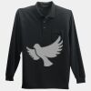 Long Sleeve Silk Touch Polo with Pocket Thumbnail
