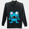 Long Sleeve Silk Touch Polo with Pocket Thumbnail