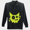 Long Sleeve Silk Touch Polo with Pocket Thumbnail
