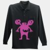 Long Sleeve Silk Touch Polo with Pocket Thumbnail