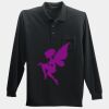 Long Sleeve Silk Touch Polo with Pocket Thumbnail