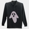Long Sleeve Silk Touch Polo with Pocket Thumbnail