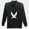 Long Sleeve Silk Touch Polo with Pocket Thumbnail