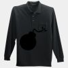 Long Sleeve Silk Touch Polo with Pocket Thumbnail