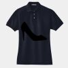 Women's Heavyweight Cotton Pique Polo Thumbnail