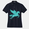 Women's Heavyweight Cotton Pique Polo Thumbnail