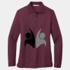 Women's Silk Touch Long Sleeve Polo Thumbnail