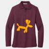 Women's Silk Touch Long Sleeve Polo Thumbnail