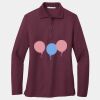 Women's Silk Touch Long Sleeve Polo Thumbnail