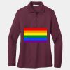 Women's Silk Touch Long Sleeve Polo Thumbnail