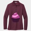 Women's Silk Touch Long Sleeve Polo Thumbnail